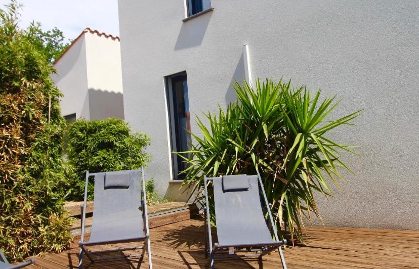Villa Contemporaine, Jardin Mediterraneen Et Piscine Privee Saint-Jean-Pla-de-Corts Exterior foto