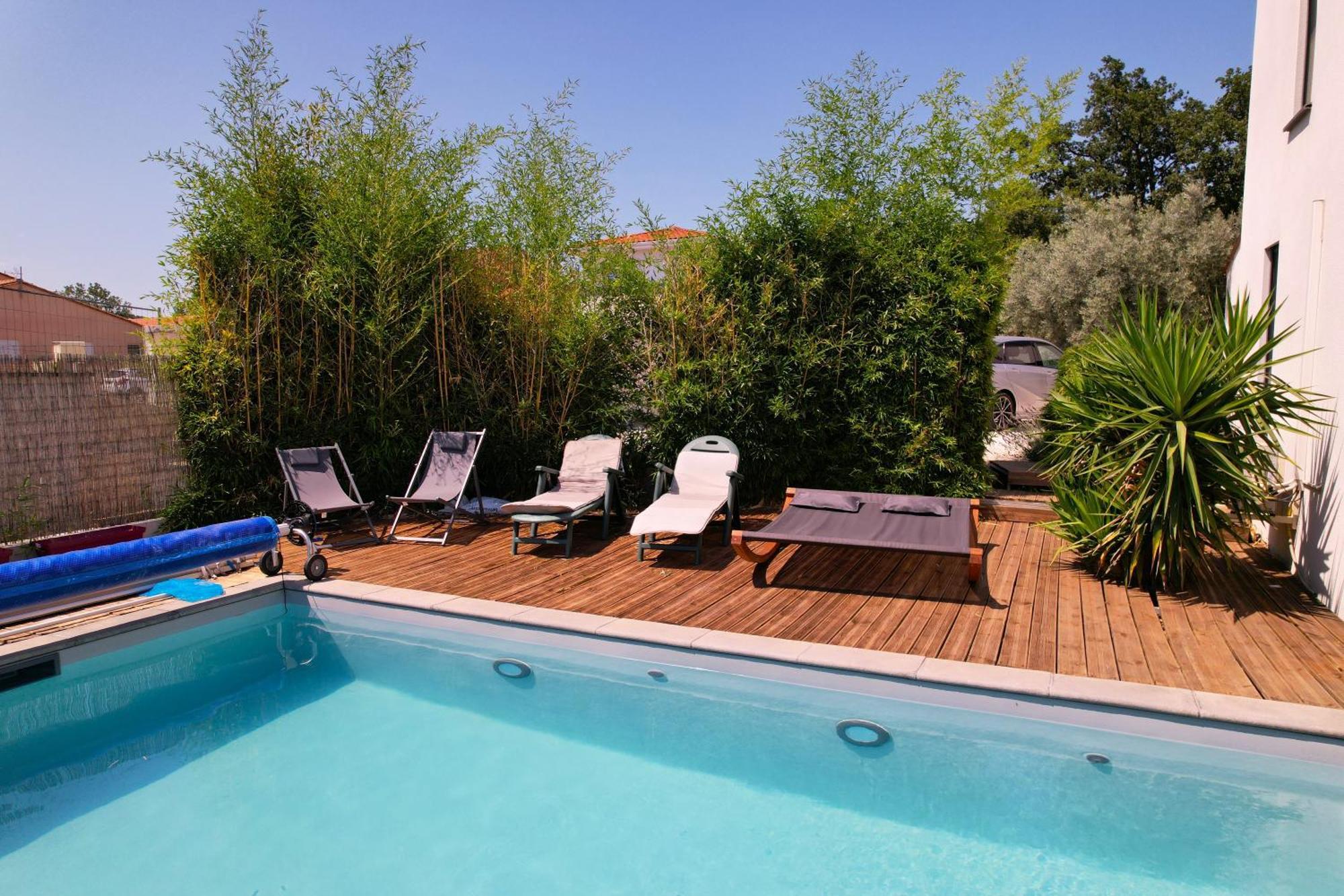 Villa Contemporaine, Jardin Mediterraneen Et Piscine Privee Saint-Jean-Pla-de-Corts Exterior foto